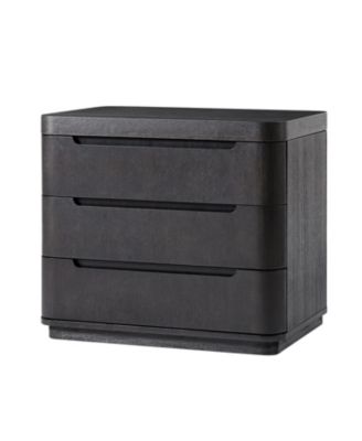 Waynesville Modern 25''W 3-Drawer End Table with Hidden Storage Compartment
