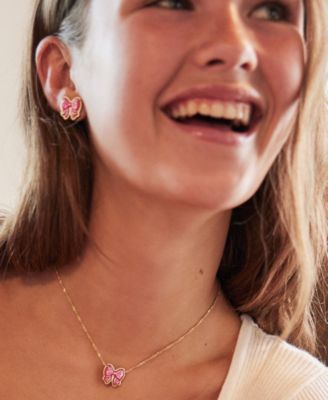 Haley Bow Stud Earrings