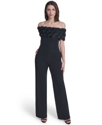 Petite Off-The-Shoulder Jumpsuit