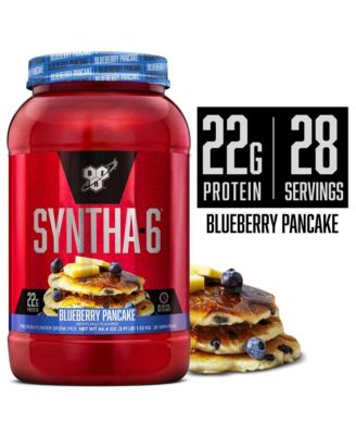 SYNTHA-6 Premium Protein Powder, Whey Protein, Micellar Casein, Milk Protein Isolate Blend, 5g Fat, Blueberry Pancake, 28 Servings