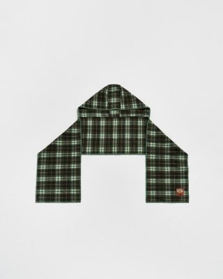 Women's Check Hooded Scarf