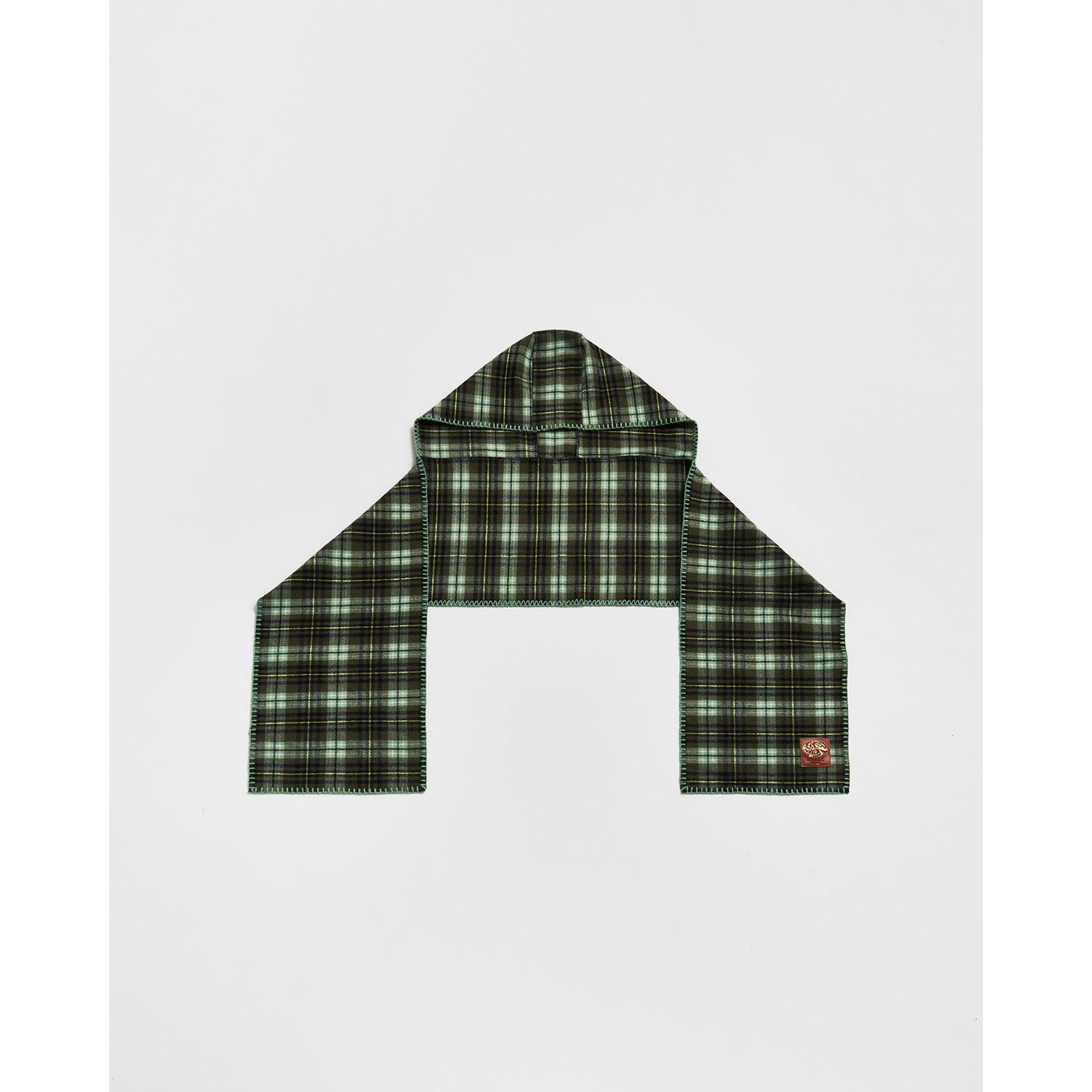 Women's Check Hooded Scarf