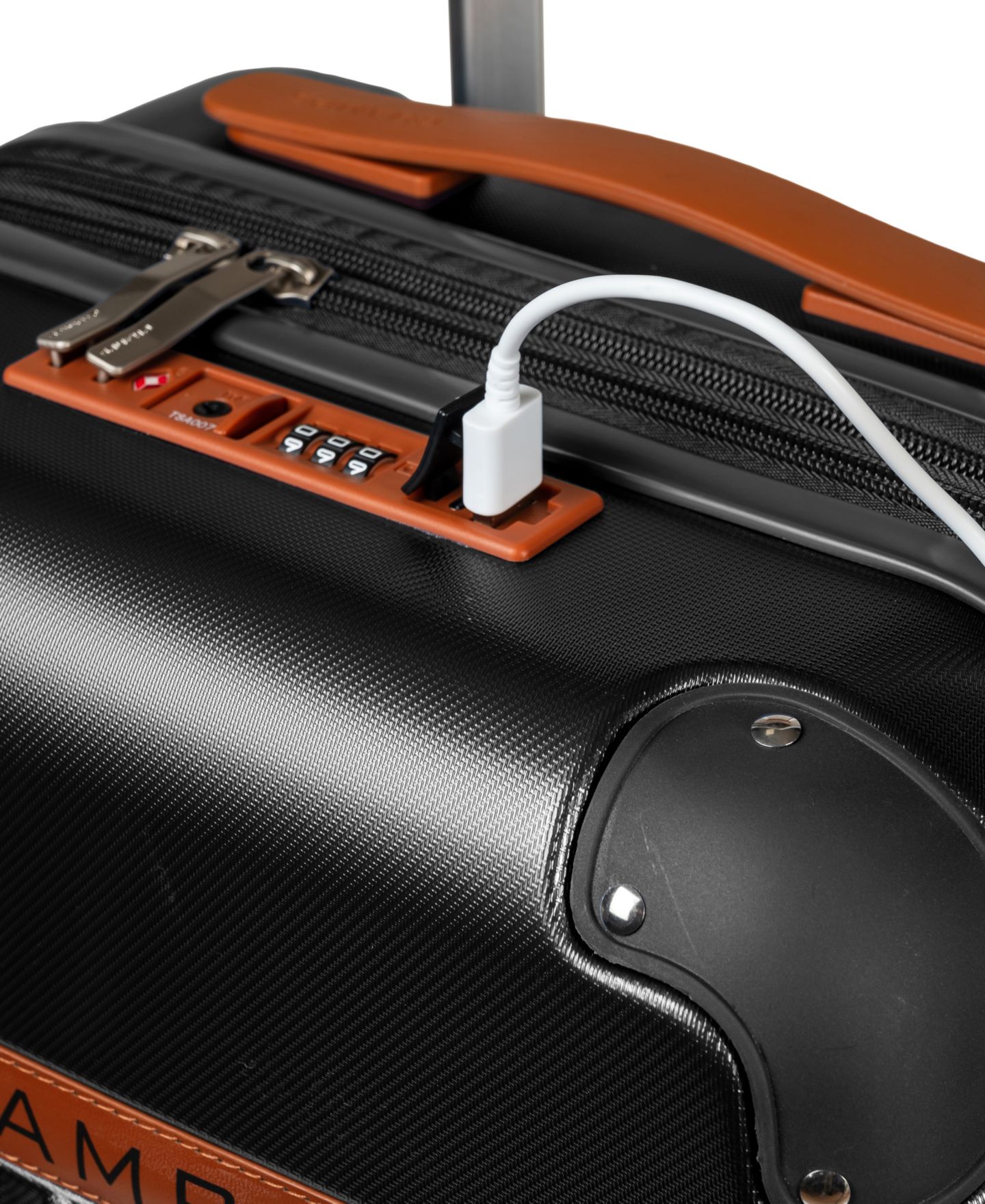 Чемоданы CHAMPS 2-Pc. Vintage Hardside Luggage Set, цвет: Чёрный — фото 2