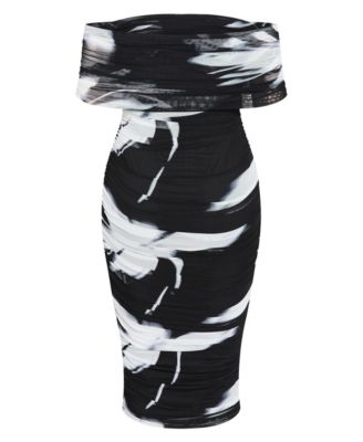 Women's Dana Mesh Blur Print Dress