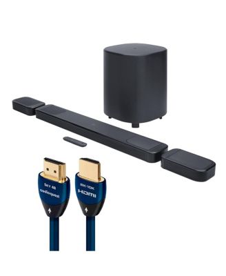 BAR 1000 MK2 7.1.4 Channel Soundbar System and AudioQuest SKY 3m HDMI Cable