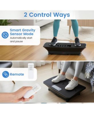 Vibration Plate Exercise Machine with Gravity Sensor for Home
