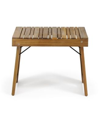 Foldable Outdoor Wood Side Table