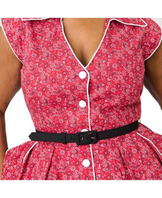 Plus Size Shirt Swing Dress