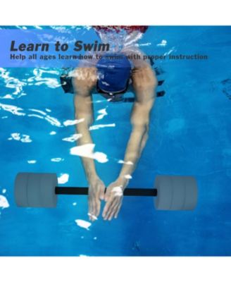 Aquatic Exercise EVA Foam Water Dumbbells Pool Resistance Barbells, Set of 2