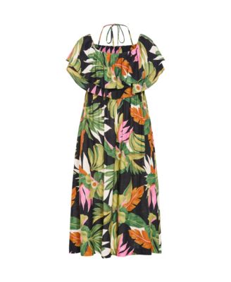 Women's Paradiso Print Maxi Dress