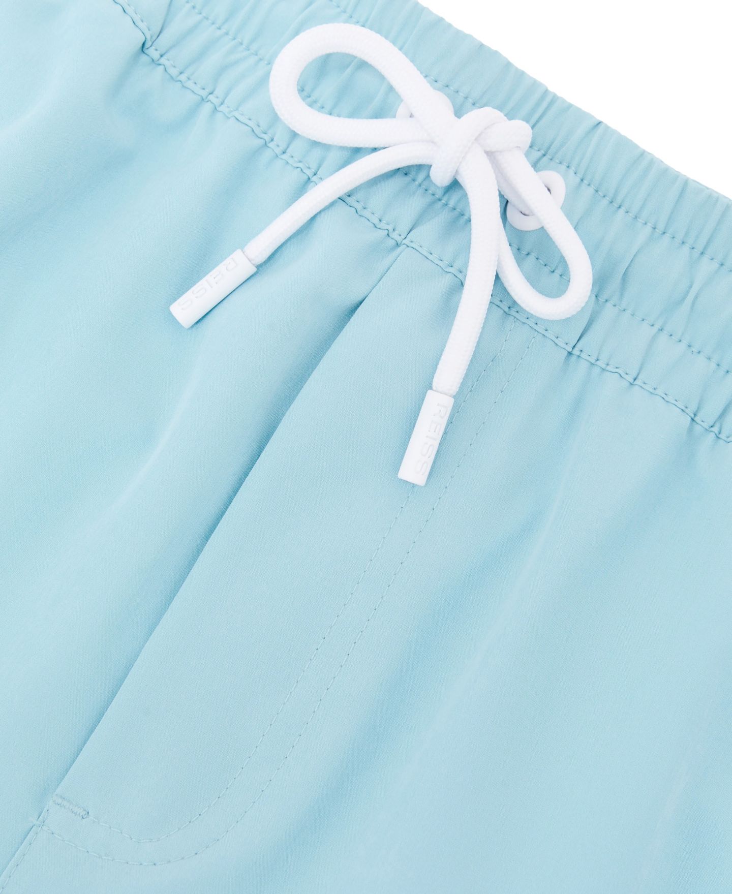 Пляжные шорты Drawstring для мужчин — REISS, цвет: Аквамариновый синий — фото 5