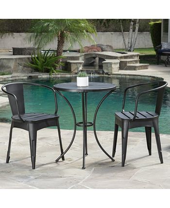 Noble House - Ronen 3-Pc Bistro Set, Direct Ship