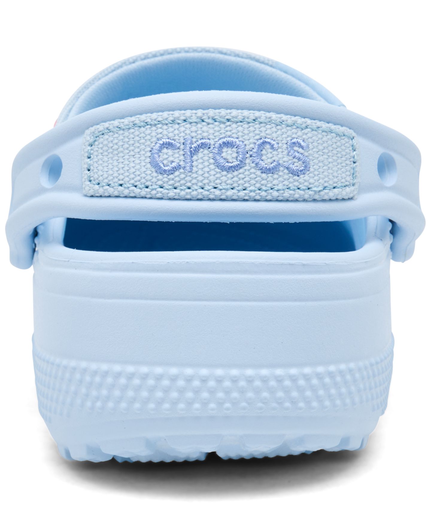 Женские сабо Crocs Classic Crafted Floral, цвет: Синий морозный — фото 4