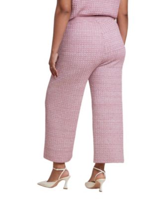 Women's Tweed Effect Sweater Pant