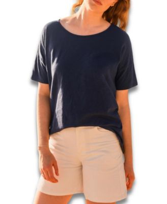 Women's Round Neck Boxy Fit T-Shirt