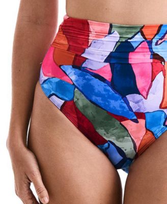 Mimi Flamingo Women's Morgan High-Waist Bikini Bottoms