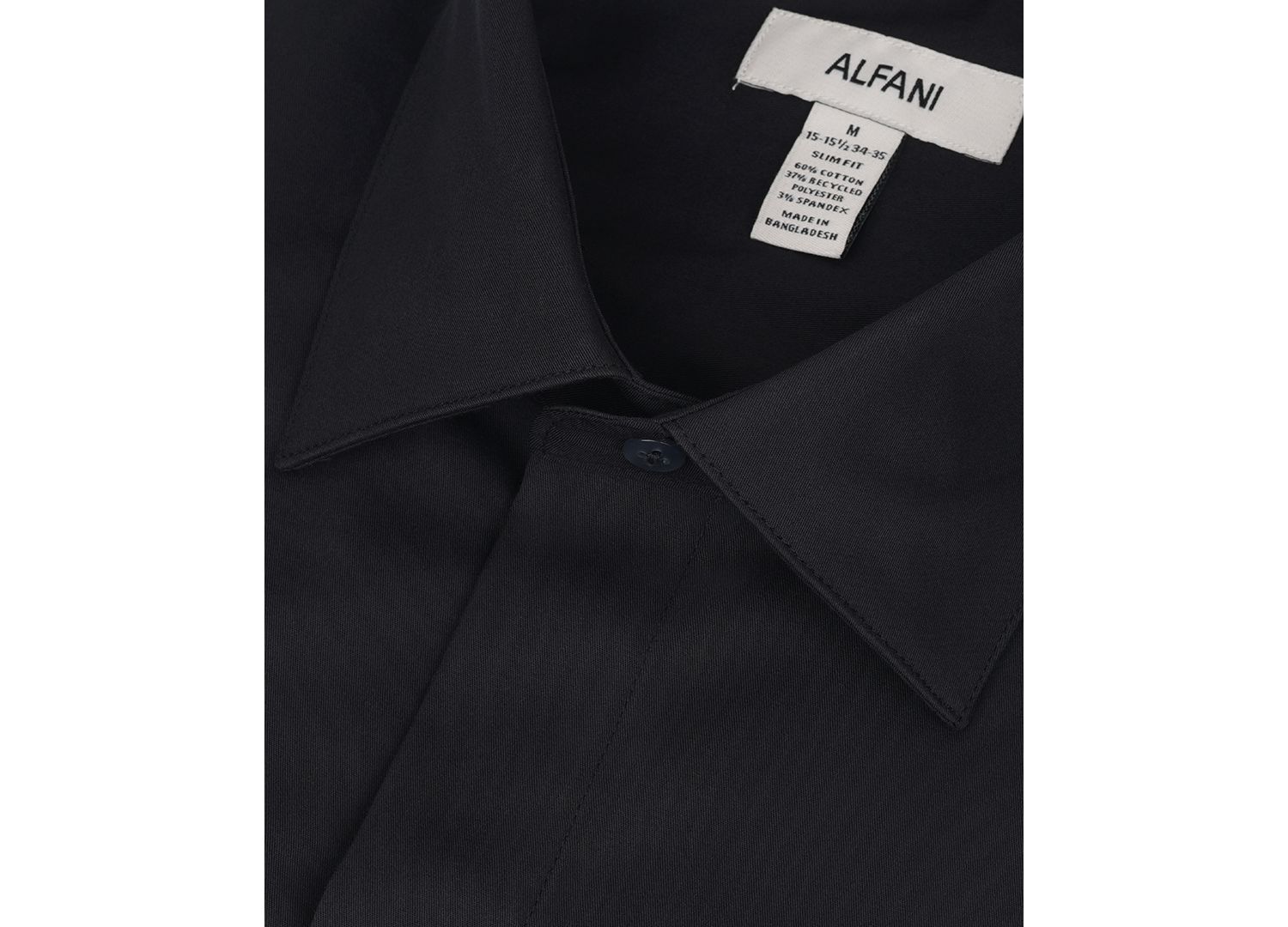 Men's Slim-Fit Spread-Collar Shirt