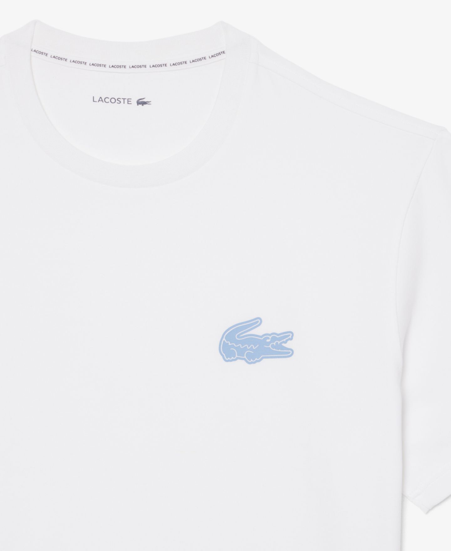 Пижамный комплект для мужчин, короткий рукав, 2 предмета — Lacoste, цвет: Белый — фото 6