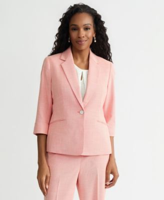 Women's 3/4-Sleeve Cuffed Blazer