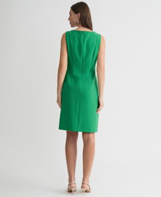 Women's Belted Sheath Dress