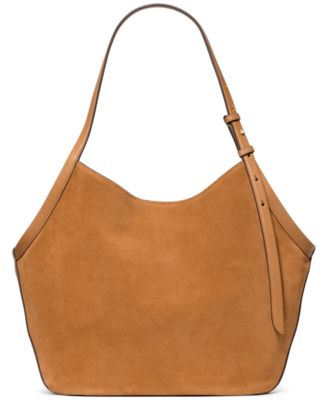 kate spade new york Deco Tulip Extra-Large Suede Tote Handbag - Macy's