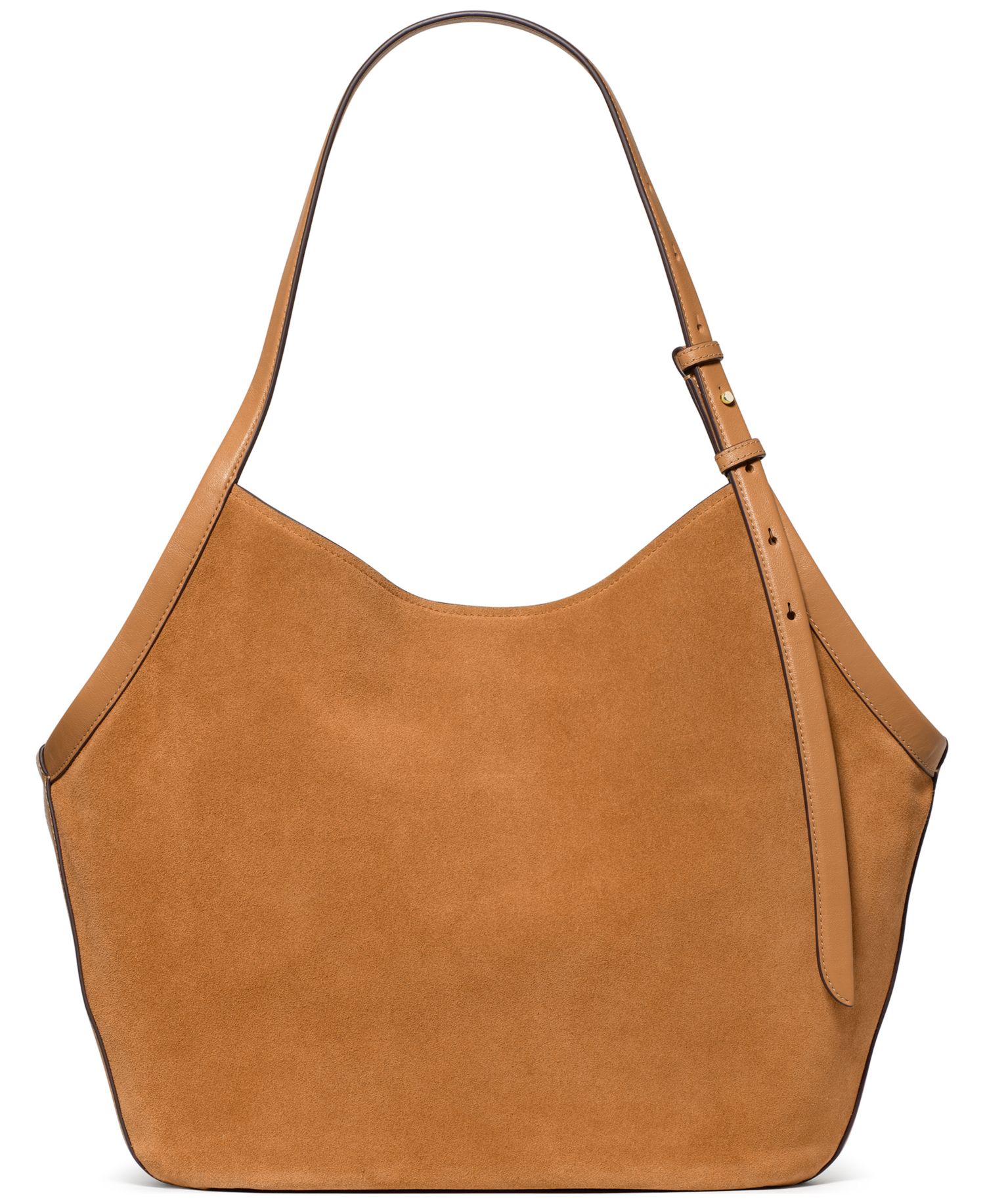 Deco Tulip Suede Large Tote Bag