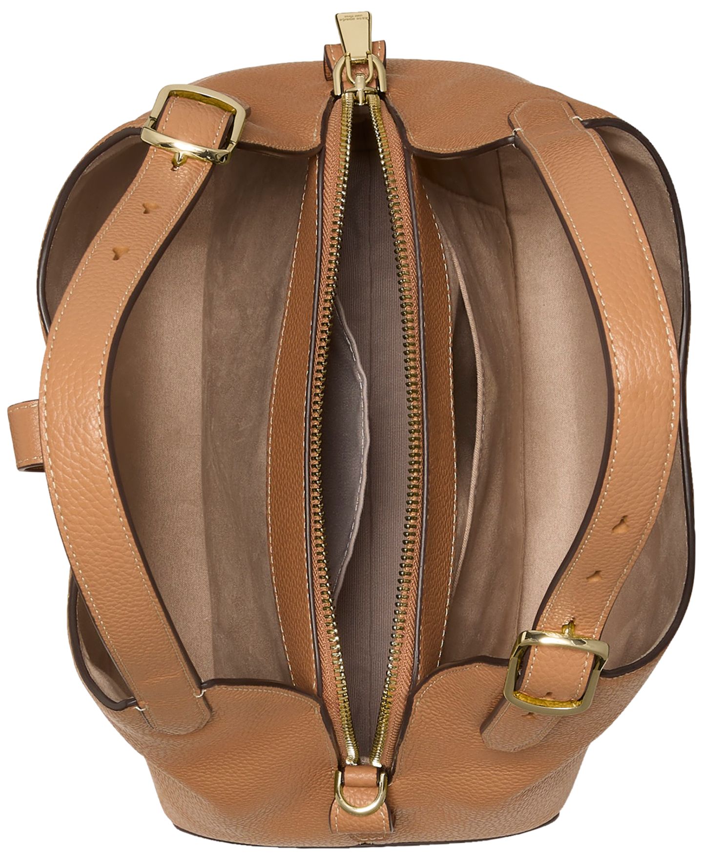 Женская сумка kate spade new york Deco Small Pebbled Leather Crossbody, цвет: Garden Soil — фото 4