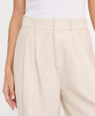 Women's Mid-Rise Wide Leg Trousers