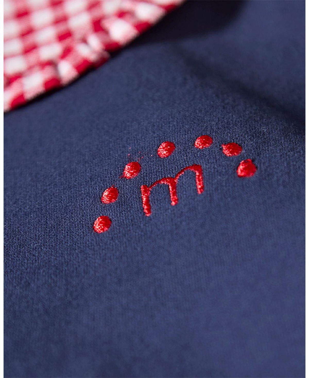 MeMoi Child Gingham Ruffled Collar Sweatshirt Dress