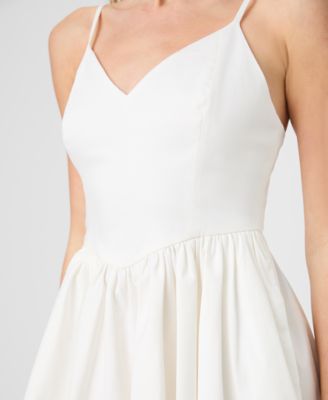 Women's Sleeveless V-Neck Mini Dress