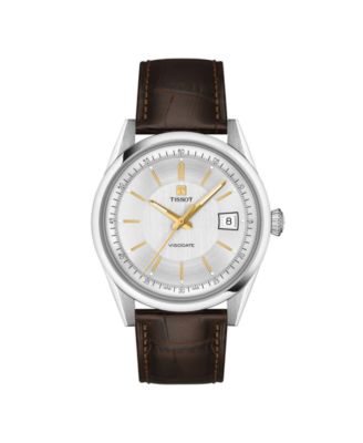 Unisex Round Silver Stainless Steel Watch 39mm