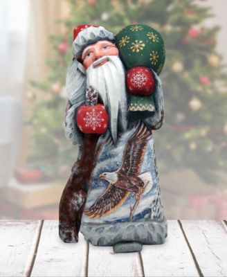 Woodcarved and Hand Painted Santa Eagle Santa Masterpiece Signature Figurine