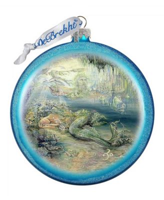 Mer Angel Glass Ornament Holiday Splendor