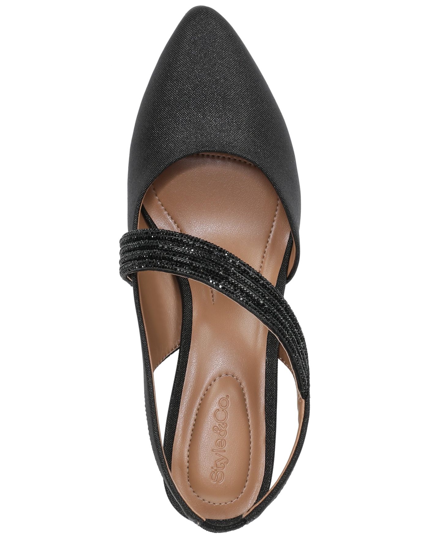 Женские туфли Style & Co Gisellee Slingback Closed Toe Pumps, цвет: Чёрный — фото 4