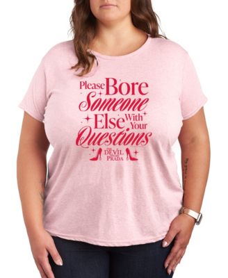 Plus Size The Devil Wears Prada Please Bore Someone Short-Sleeve T-Shirt