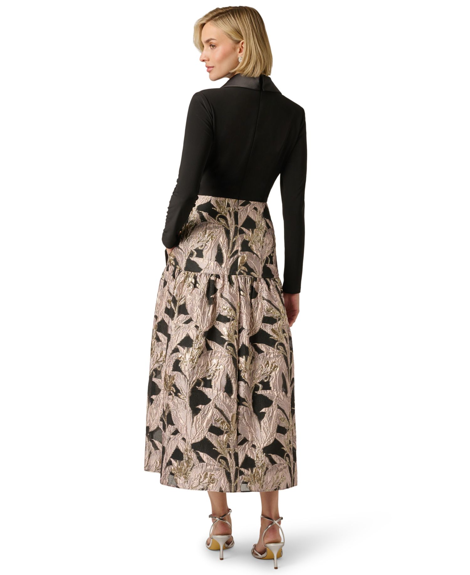 Women's V-Neck Midi Dress