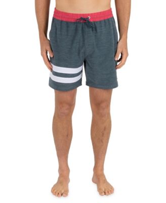 Men's Block Party Volley Stripe Swim Shorts