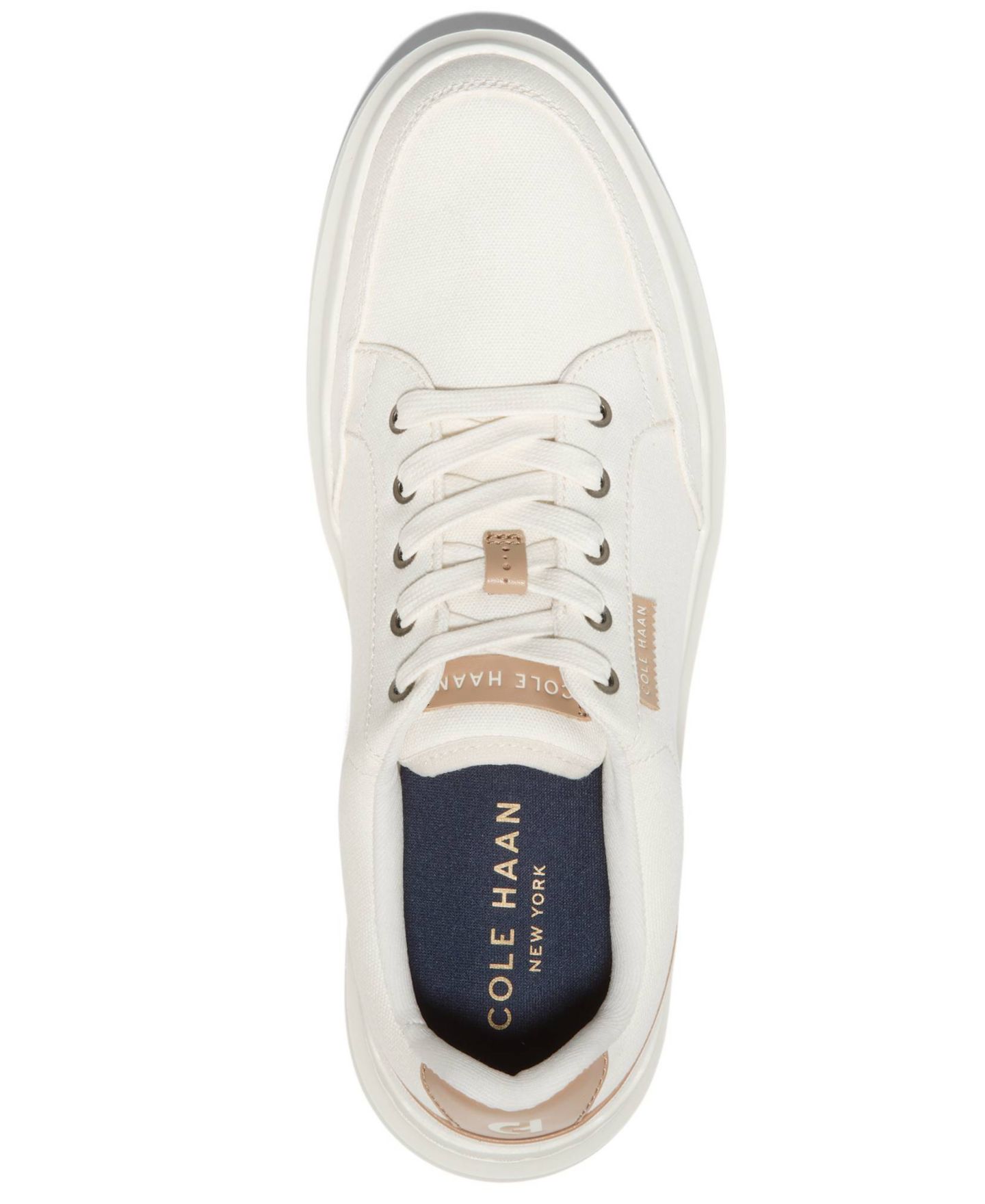 Мужские кроссовки Cole Haan GrandPro Yacht Lace-Up, цвет: Слоновая кость песочный — фото 3