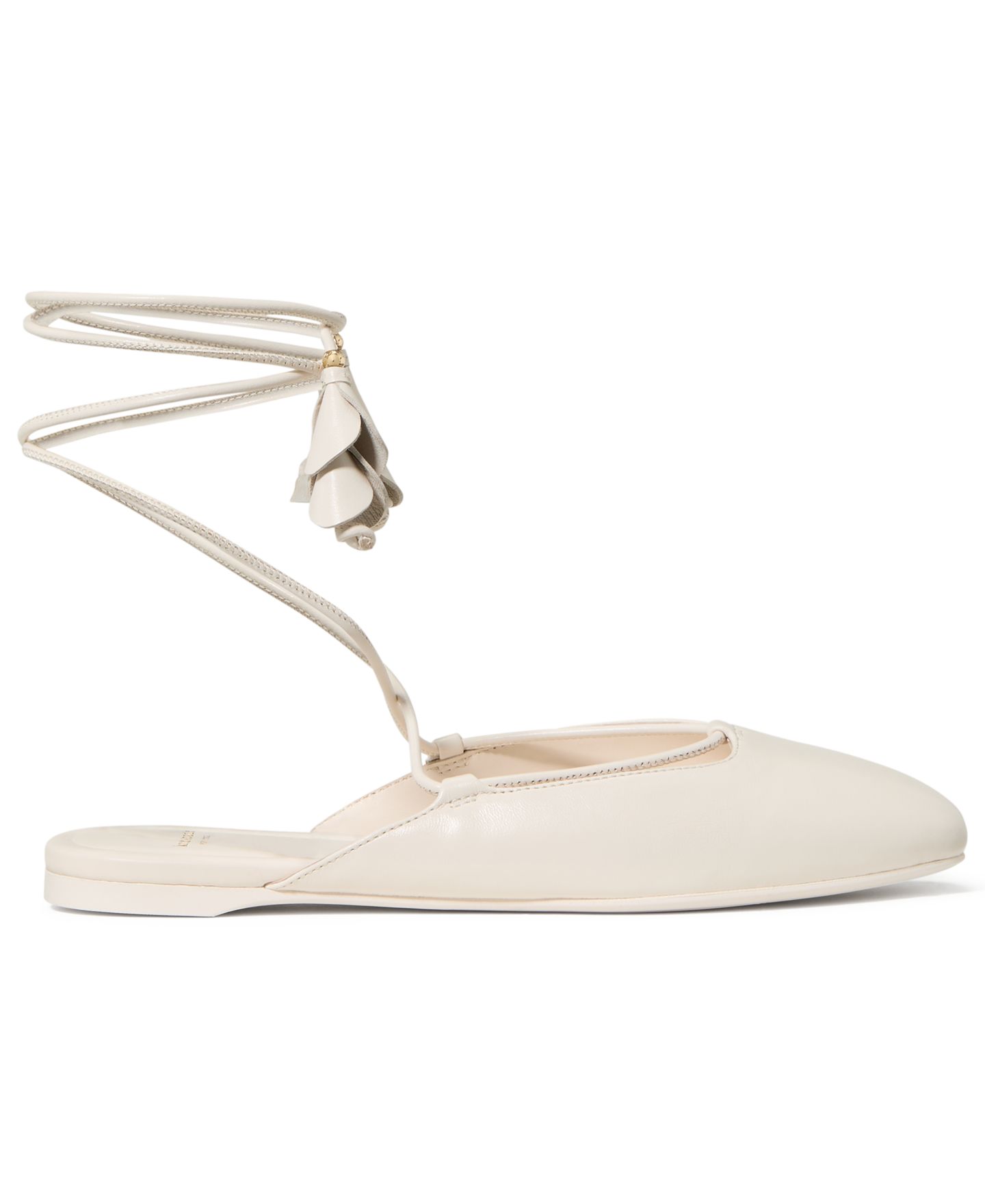 Женские сабо kate spade new york Eloise Ankle Wrap Mule Flats, цвет: Кремовый — фото 2