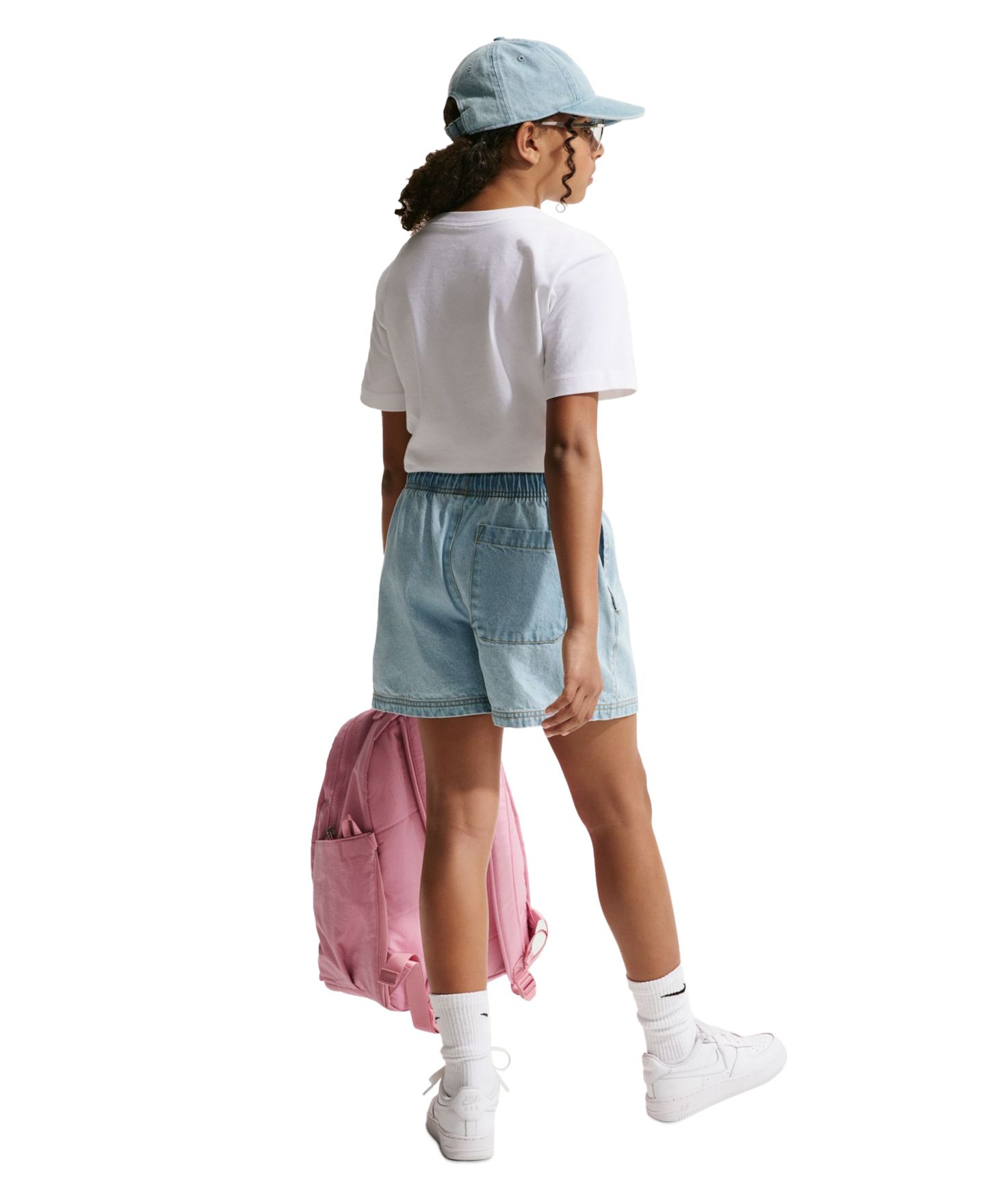 Детская футболка Nike Sportswear Short-Sleeve T-Shirt, цвет: Белый — фото 5