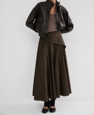 Women's Scarf Detail A-Line Skirt