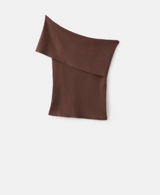 Women's Strapless Knitted Top