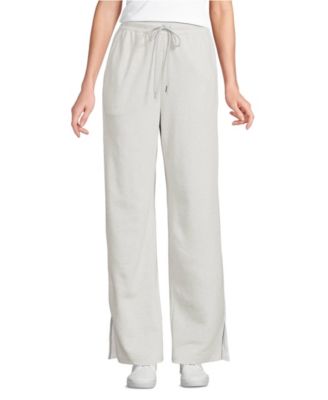Women's Sport Knit High Rise Relaxed Straight Leg Side Stripe Pants