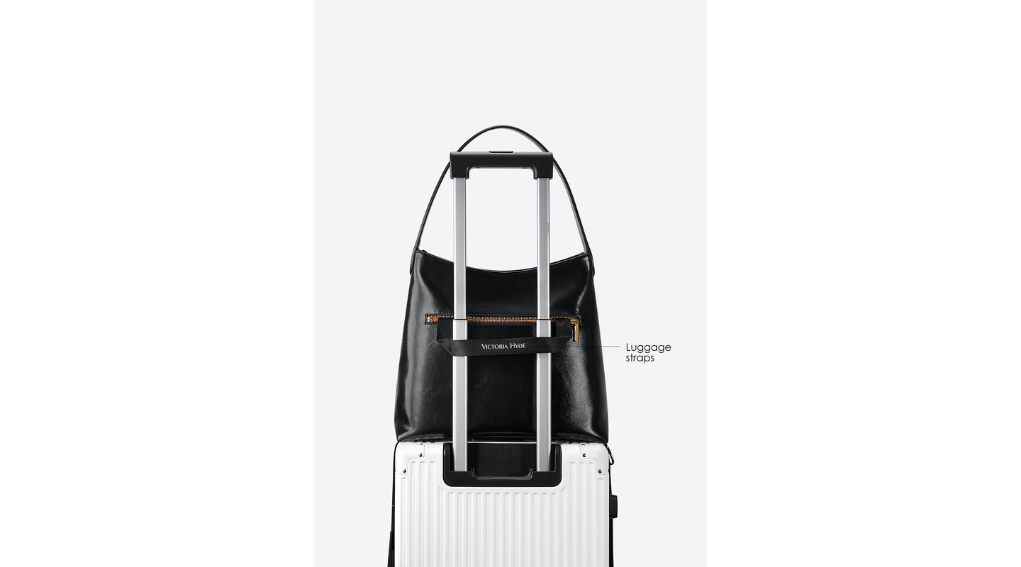 Женская сумка Victoria Hyde London Carol Large Leather Shoulder Victoria Hyde, цвет: Чёрный — фото 4