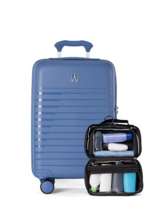 Optima Carry-On Expandable Spinner and Toiletry Kit