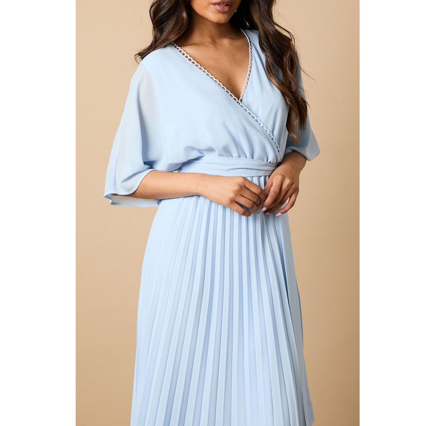 Women's Occasion Pleated Midi Dress