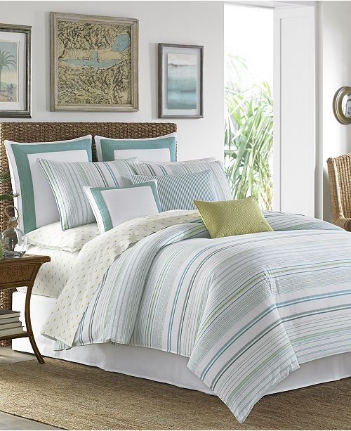 Tommy Bahama Home La Scala Breezer Seaglass Comforter Sets