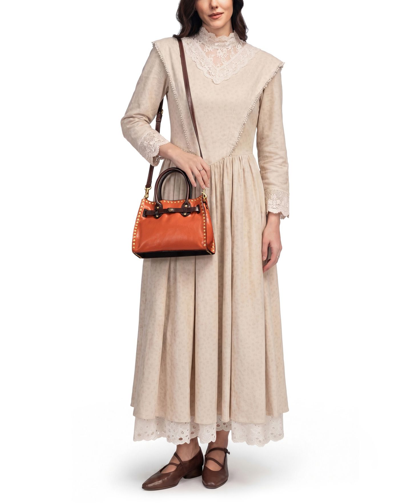 Женская сумка OLD TREND Westland Small Tote Handbag, цвет: Каштановый коричневый — фото 2