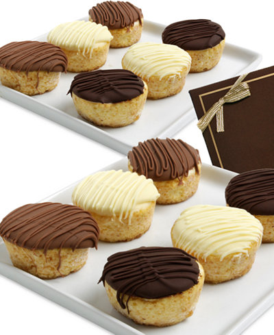 Golden Edibles® 12-Pc. Belgian Chocolate Dipped Mini Cheesecakes