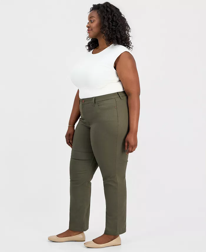Plus Size Lexington Straight-Leg Jeans - thumbnail 8